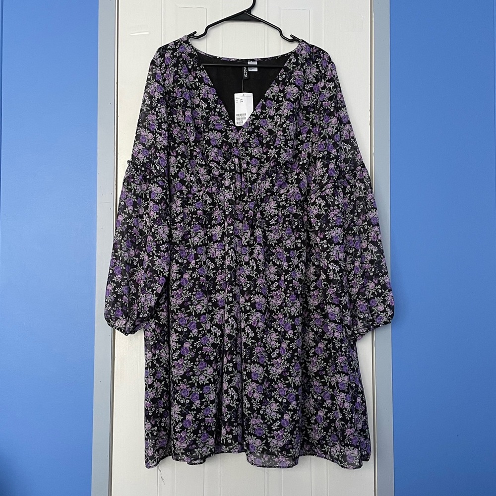 H&M+ Floral Dress